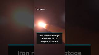 Iran releases footage of missile and drone launches toward US bases in Jordan