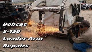 Bobcat S-150 Loader arm repairs