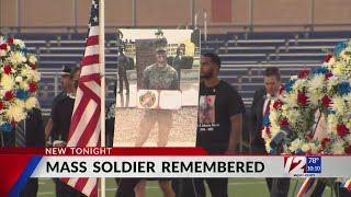 Vigil held for slain US Marine in her home city