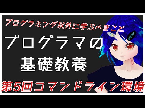 【第5回コマンドライン環境】#プログラマの基礎教養 を勉強します！【コーディングだけじゃない?!】