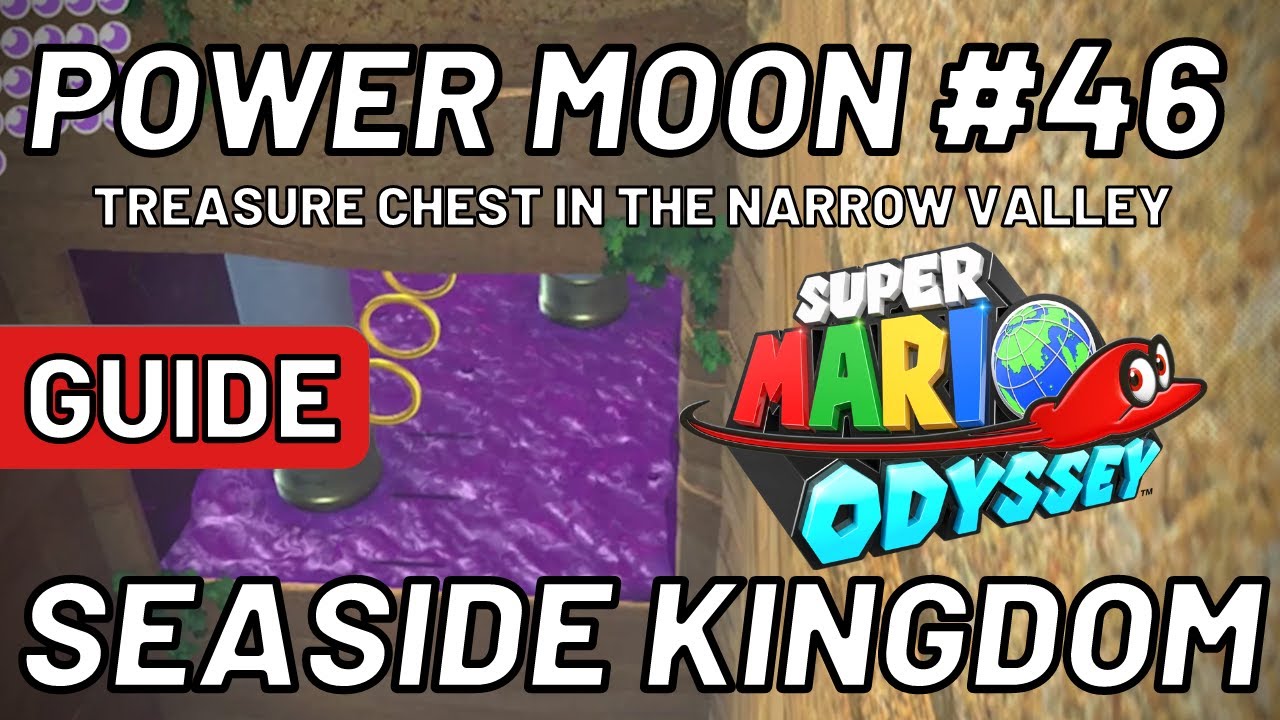 Super Mario Odyssey - Power Moon #46: Treasure Chest in the Narrow