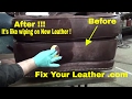 FIX WORN and FADED LEATHER the EASY way.