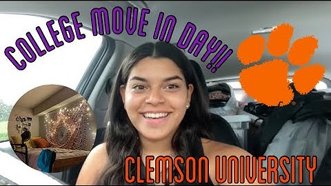 COLLEGE MOVE- IN VLOG!! *clemson university*