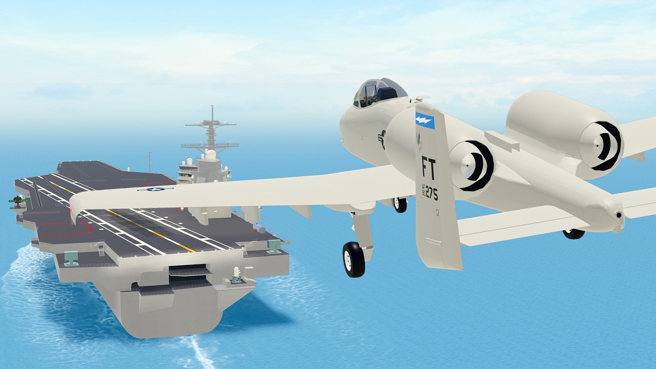 WHO Can Make The Best AIRCRAFT CARRIER LANDING? - PTFS Landing Challenge
