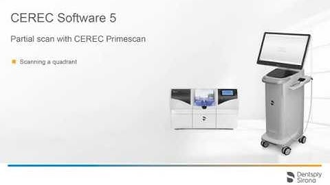 CEREC Software 5: Partial scan with Primescan (en)