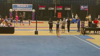 Level 9  Floor Routine | Region 8 Championships | 2023