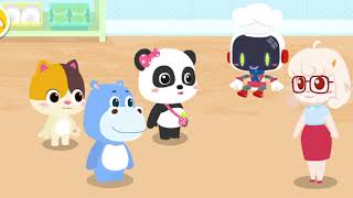 Baby Panda's - Cooking Party - Cook Healthy Food & Learn about Nutrition - BabyBus Game Cartoon Kids