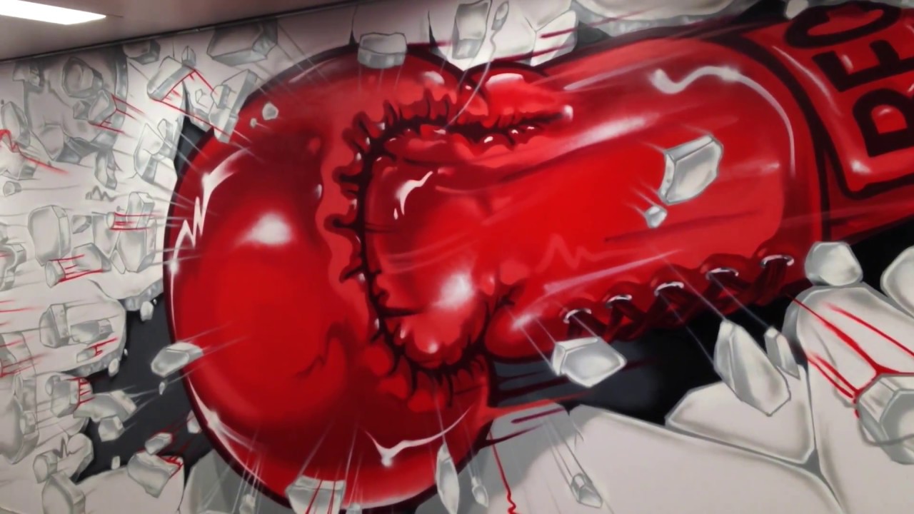 Lied Boxing Studio Mural