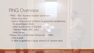 Deep Dive into FreeBSD's Kernel RNG, John-Mark Gurney and Dean Freeman Wealth
