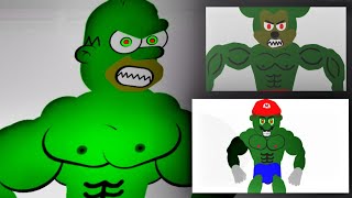 ALL MY HULK TRANSFORMATIONS COMPILED (ANIMATION)