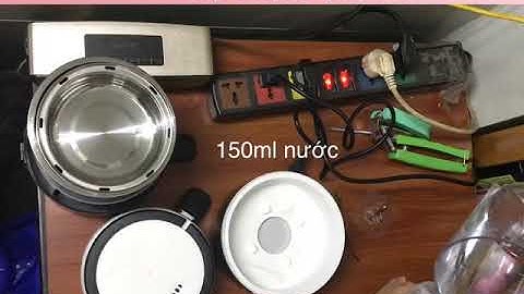 Cách sử dụng hộp cơm 3 tầng cắm điện