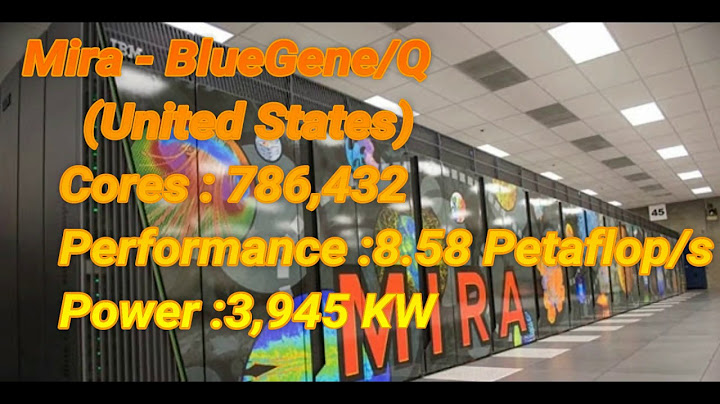 Which of the following are the fastest most powerful computers