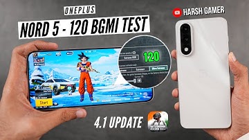 OnePlus Nord 5 - 120 FPS BGMI Test After 4.1 Update | 4 Months Review 🔥