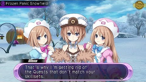 Hyperdimension Neptunia U Action Unleashed - Ch.3 Quest Cutscene - Rom And Ram Only