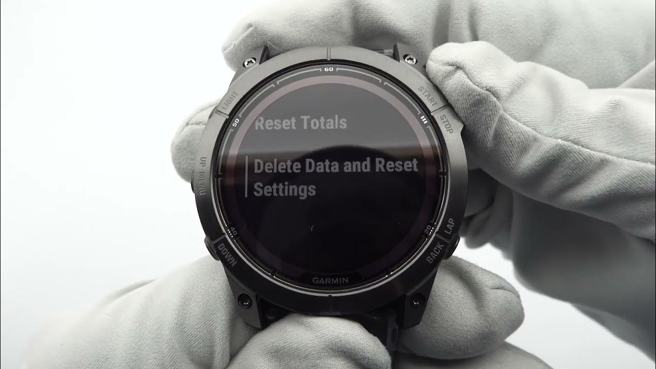how-to-reset-garmin-fenix-7x-pro-youtube