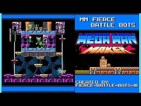 Mega Man Maker Fierce Battle Bots III Wily Stage 5 Boss Rush 