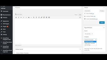 How to set static front page in WordPress