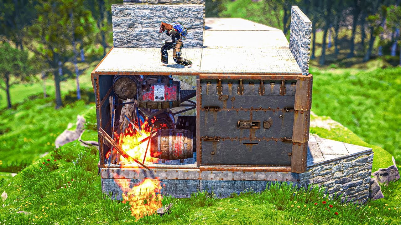 I stole all the best loot from my neighbors raid 🧃 - RUST SOLO #7 S139 ...