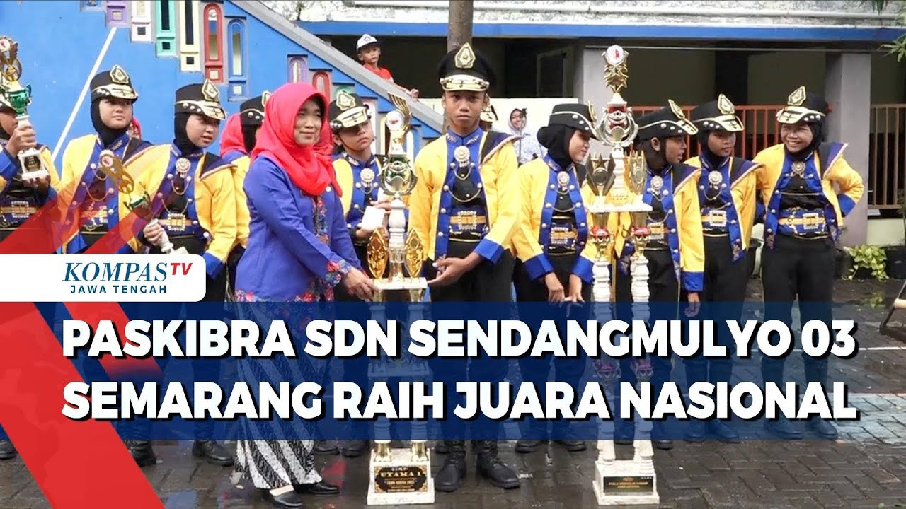Paskibra SDN Sendangmulyo 03 Semarang Raih Juara Nasional