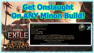 0-Button Clear And Onslaught for ANY Minion Build | Verisium Manifestation Tech | POE 2 0.5