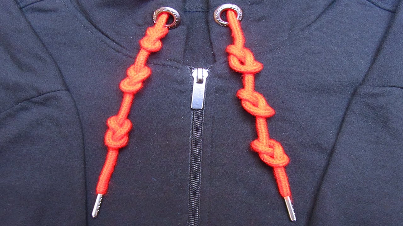 How to Tie Hoodie Strings for beginners. Easy instructions for tying