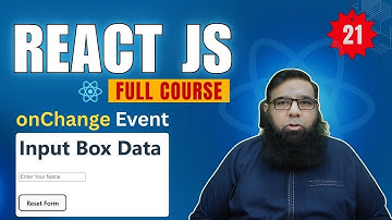 React JS Tutorial #21 | onChange Event in React JS 🔄 | Event Handling Explained