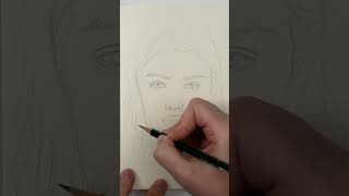Step by Step Portrait Drawing ✍️ #emmykalia  #sketchadayweekly #drawing #portrait