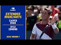 Kyle edmund vs casper ruud extended highlights  2022 us open round 1