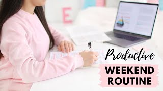 Productive Weekend Routine | How I manage my time and balance study & self care! by Ellen Kelley 585,388 views 4 years ago 10 minutes, 43 seconds