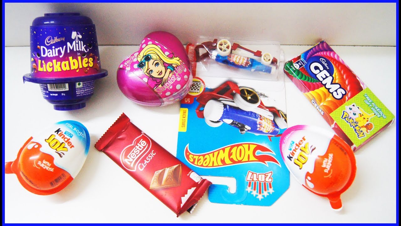Kinder Joy Surprise Eggs Cadbury Dairy Milk Lickables 😍 Lot's of