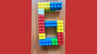 Making Number 6: Learning to Count with Building Blocks #shorts screenshot 4