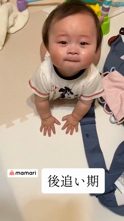 【後追い期👶】ママがきたよ🥹💕　#shorts #赤ちゃん