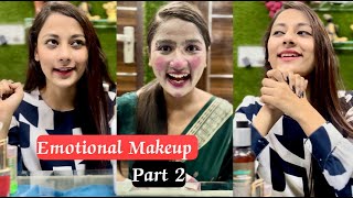 Emotional makeup part 2  😂 || Asli Mona Official