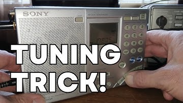 Tuning the wonderful Sony ICF-7600GR WITHOUT muting! #radio #shortwave