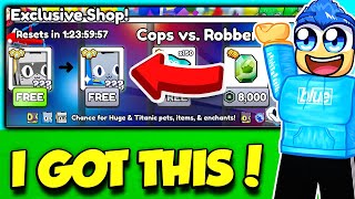 I BOUGHT THE COPS VS ROBBERS FOREVER PACK IN PET SIMULATOR 99 AND GOT THIS...