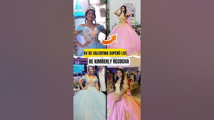 Los XV años de Valentina Cerón superó a los de Kimberly Recocha