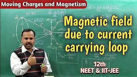 Magnetic field due to current carrying circular loop | 12th Physics handwritten notes #cbse