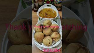 Dal bati recipe llइस तरह का खाना कभी खाई हैveryesasyrecipedalbatifood trending shortsviral