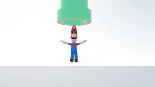 Mario comes out of a Pipe! (Blender)