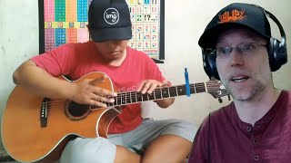 Alip Ba Ta - Black or White (Fingerstyle Cover) | THIS WAS UNREAL! | Reaction!