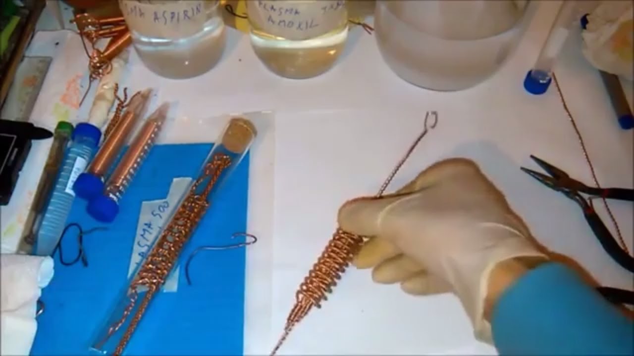 Tested - New Health Pen Design With Double Tensor Harmony Coils - Visible Plasma Fields - Keshe Tech