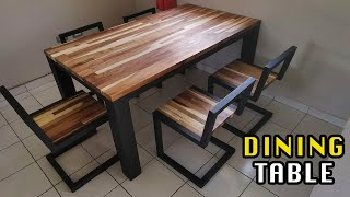 Dining Table  Metal and Huanacaste wood || Mx Makers