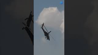 Despegue del Apache: Maniobras que impresionan