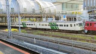 【次の185系廃車は A1編成⁉️】185系C4編成 廃車回送 EF81-139号機+C4編成