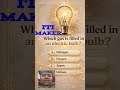 Which #gas is filled in #an electric 💡 bulbs #viral #electronics #video #viral