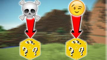 Do Not Choose The Wrong Lucky Block In Minecraft PE!
