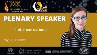 Plenary Speaker - Prof. Francesca Iacopi