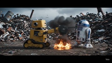 WALL-E vs. R2-D2 – Cute Robot Showdown #robotbattle