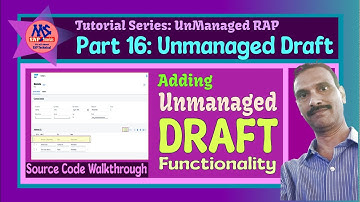 Part 16: Unmanaged - Adding Draft