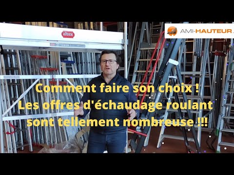 Vidéo: L'échafaudage est : types, types et conseils pour choisir